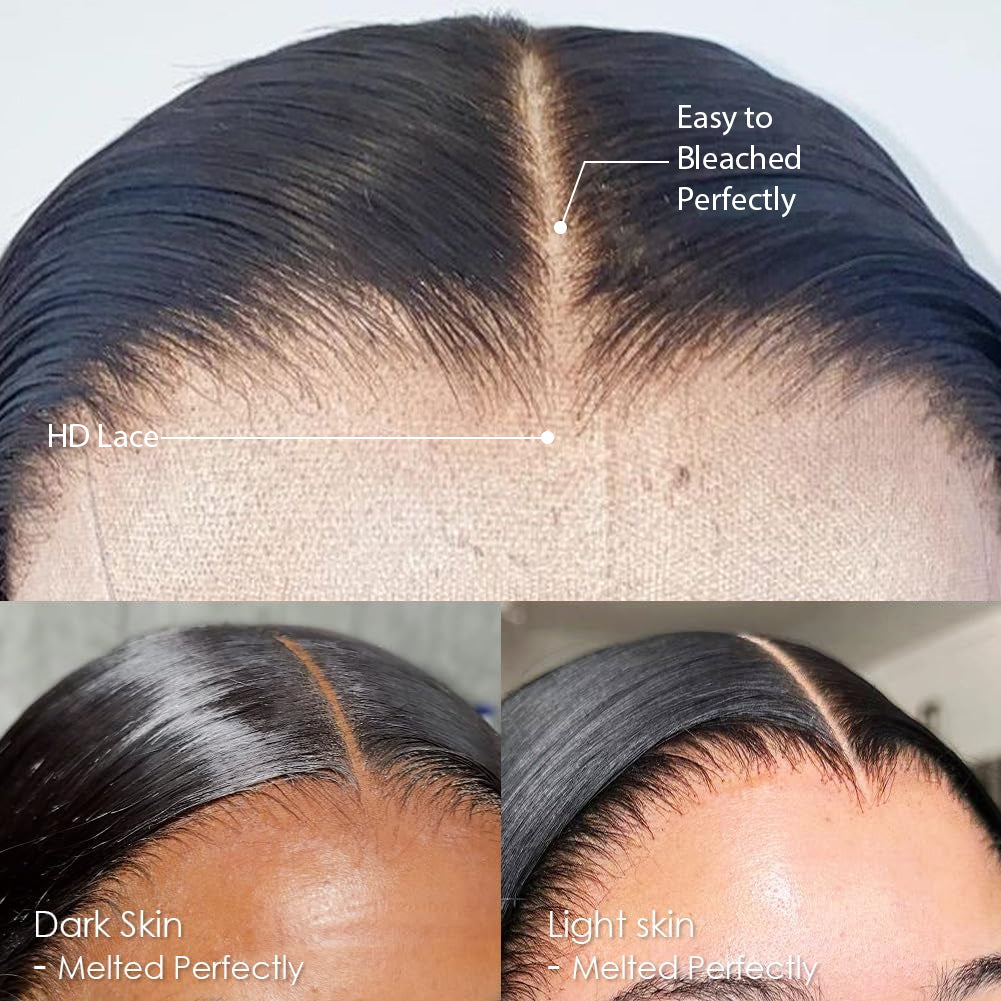 Pixie Cut Bone Straight Lace Front Human Hair Wigs