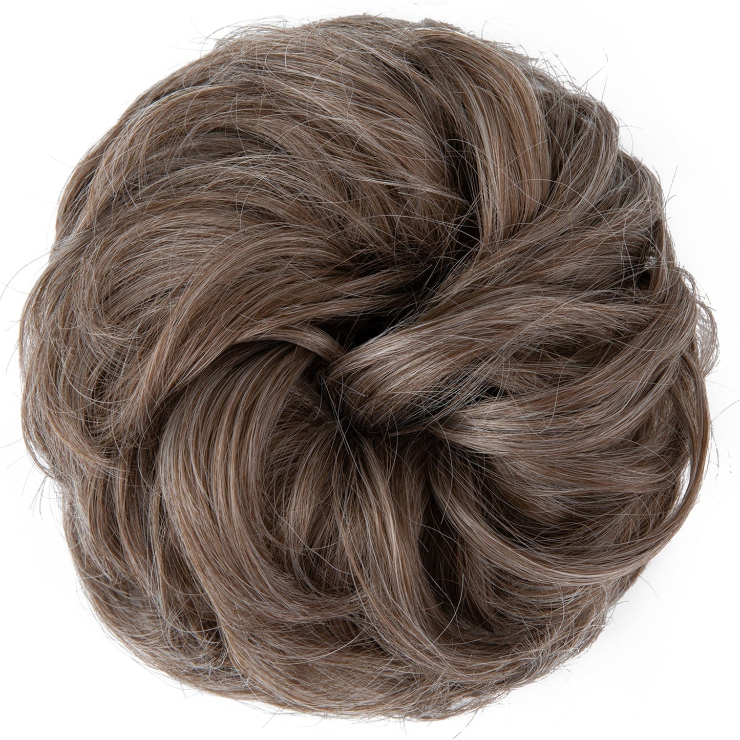 Effortless Synthetic Bun Hairpiece: Messy Donut Chignon Wig for Instant Volume