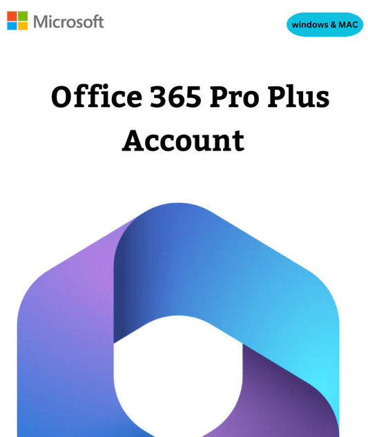 Office 365 Professional Plus Account Pc/Mac -12 Months