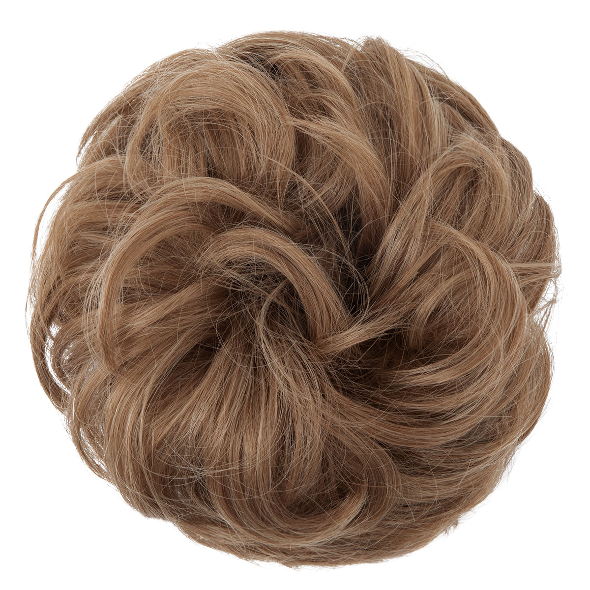 Effortless Synthetic Bun Hairpiece: Messy Donut Chignon Wig for Instant Volume
