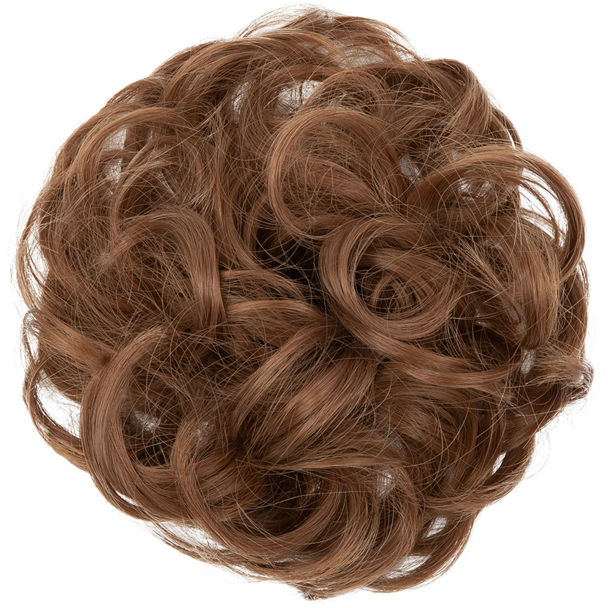 Effortless Synthetic Bun Hairpiece: Messy Donut Chignon Wig for Instant Volume