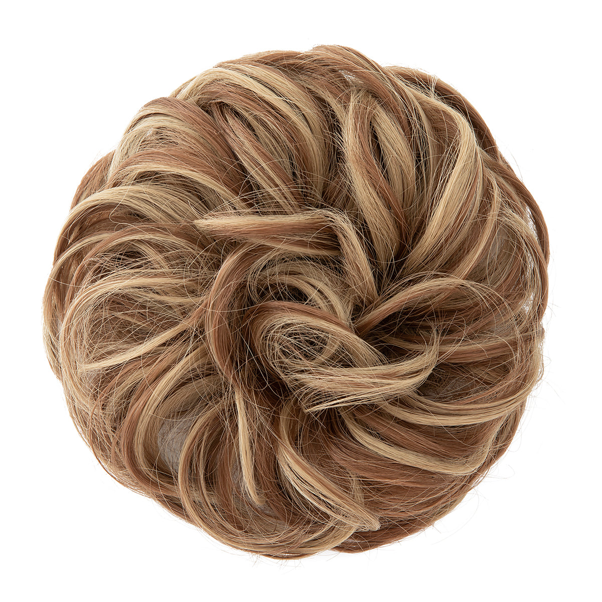 Effortless Synthetic Bun Hairpiece: Messy Donut Chignon Wig for Instant Volume