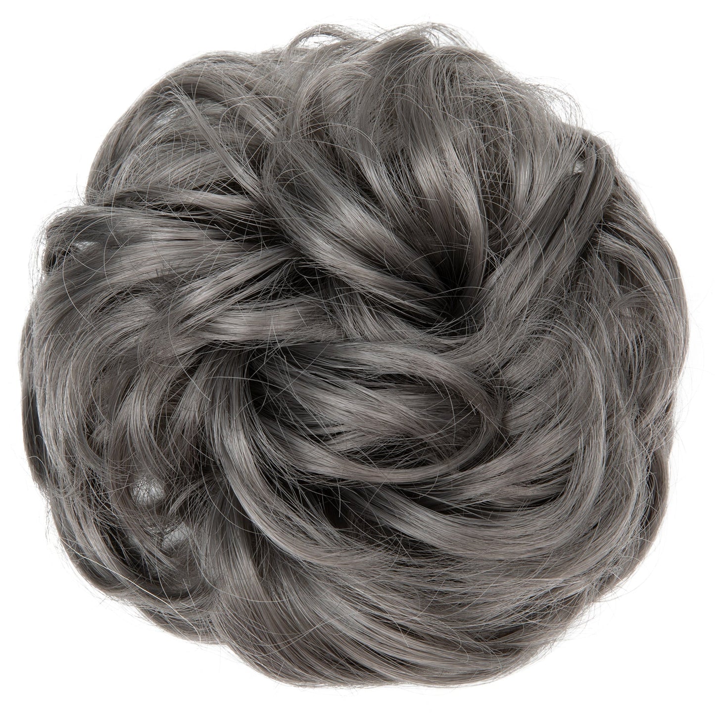 Effortless Synthetic Bun Hairpiece: Messy Donut Chignon Wig for Instant Volume