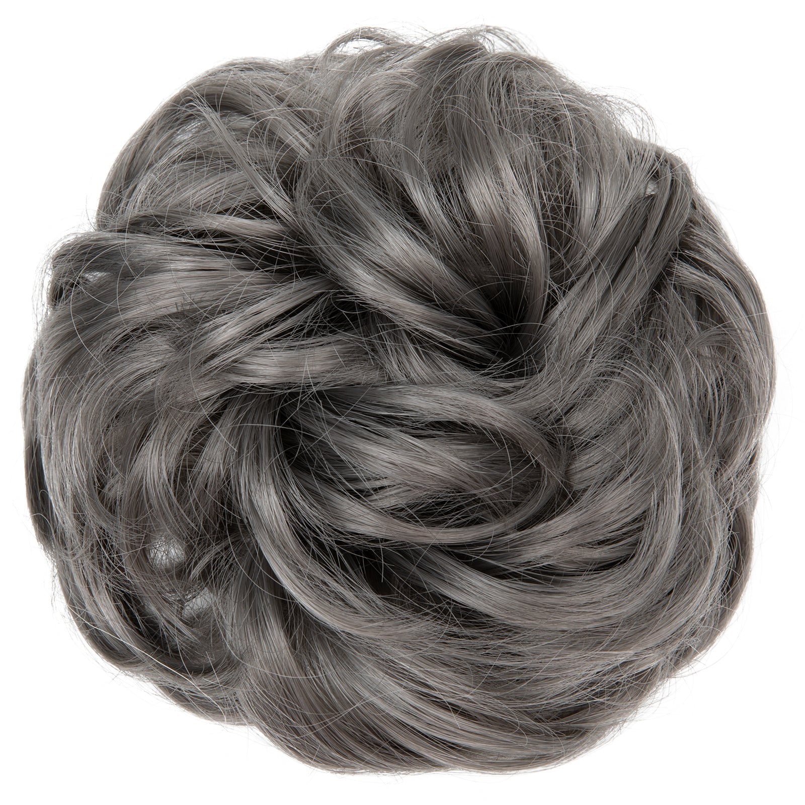 Effortless Synthetic Bun Hairpiece: Messy Donut Chignon Wig for Instant Volume