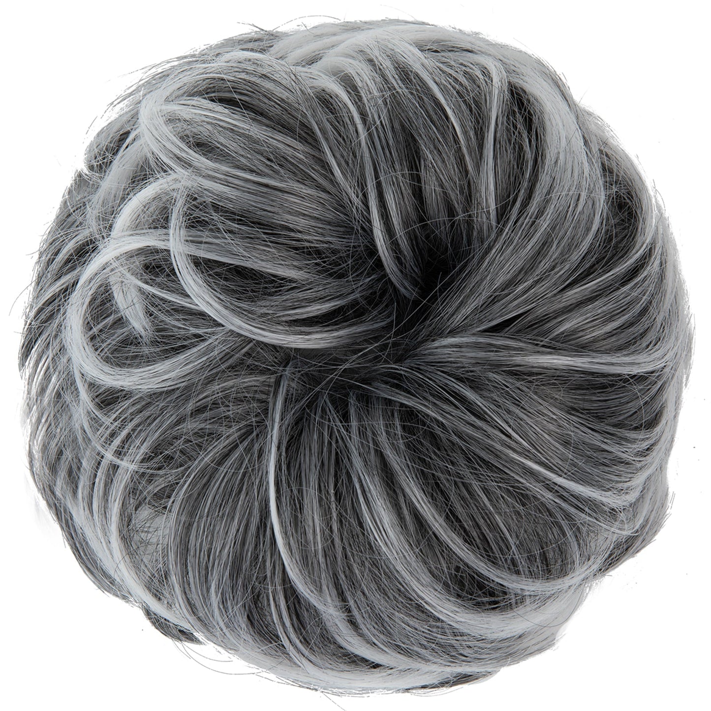Effortless Synthetic Bun Hairpiece: Messy Donut Chignon Wig for Instant Volume