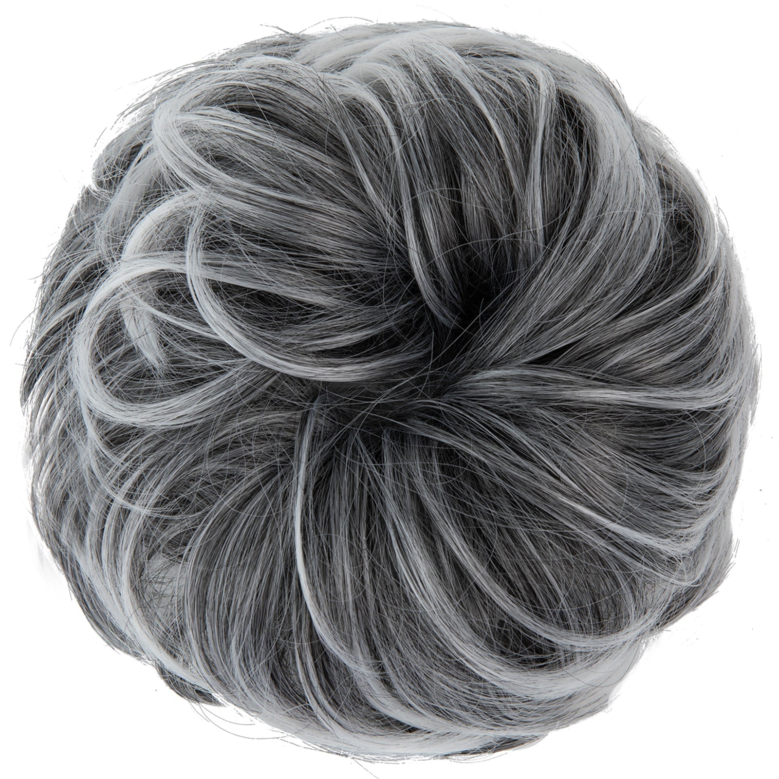 Effortless Synthetic Bun Hairpiece: Messy Donut Chignon Wig for Instant Volume