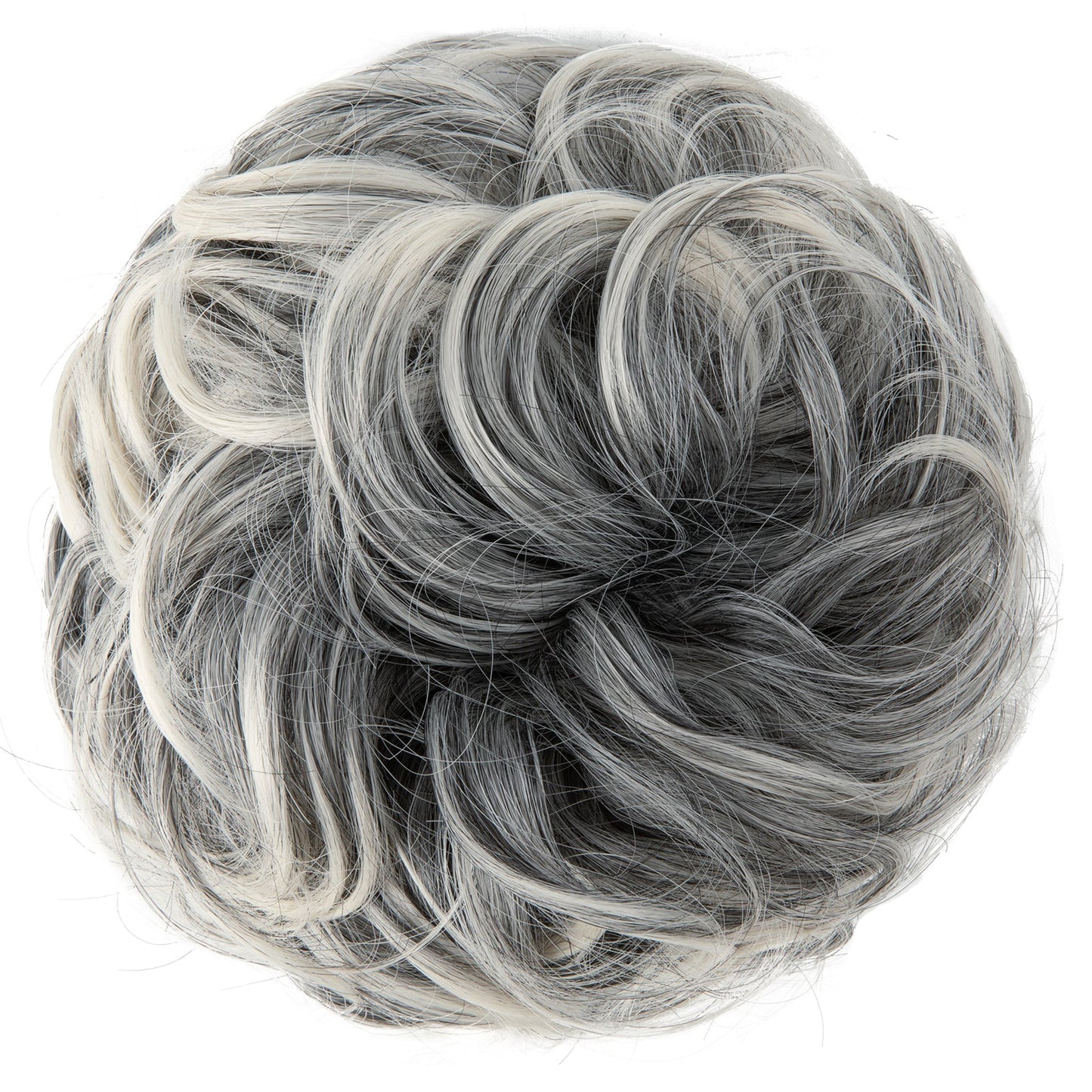 Effortless Synthetic Bun Hairpiece: Messy Donut Chignon Wig for Instant Volume