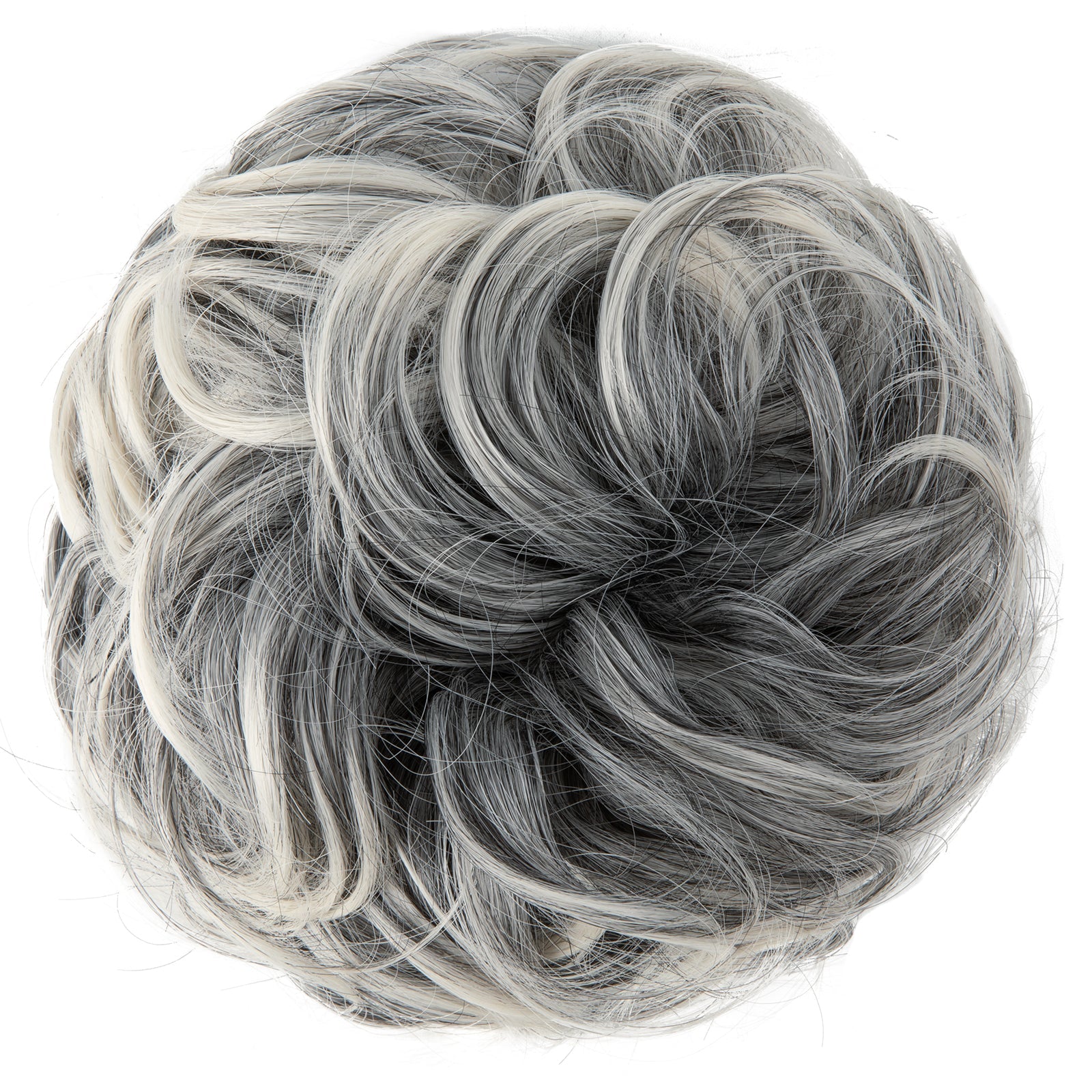 Effortless Synthetic Bun Hairpiece: Messy Donut Chignon Wig for Instant Volume