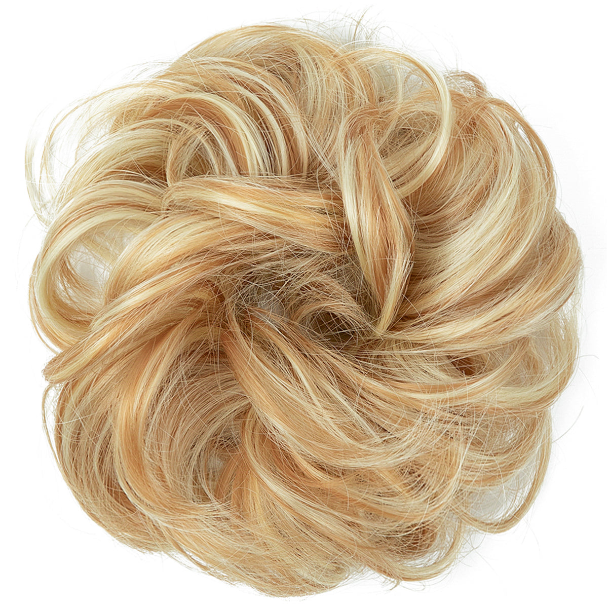 Effortless Synthetic Bun Hairpiece: Messy Donut Chignon Wig for Instant Volume