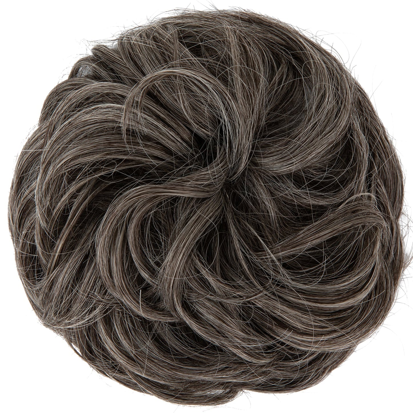 Effortless Synthetic Bun Hairpiece: Messy Donut Chignon Wig for Instant Volume