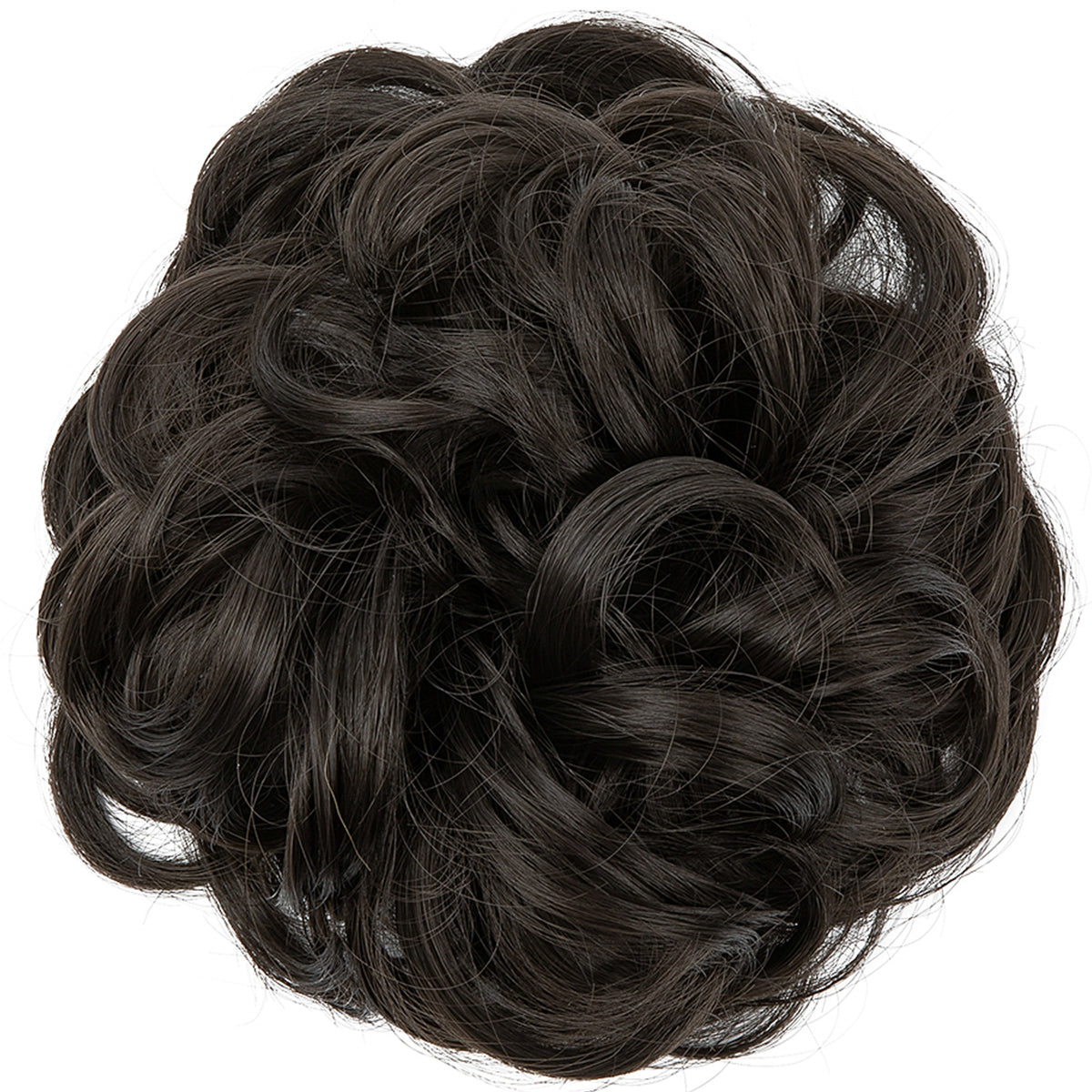 Effortless Synthetic Bun Hairpiece: Messy Donut Chignon Wig for Instant Volume