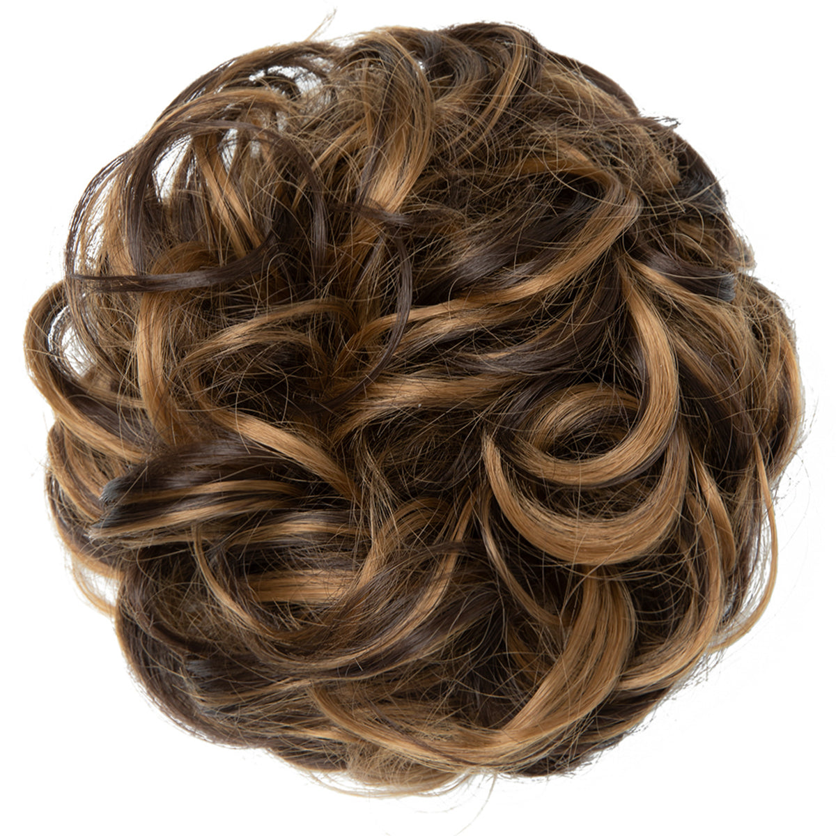 Effortless Synthetic Bun Hairpiece: Messy Donut Chignon Wig for Instant Volume