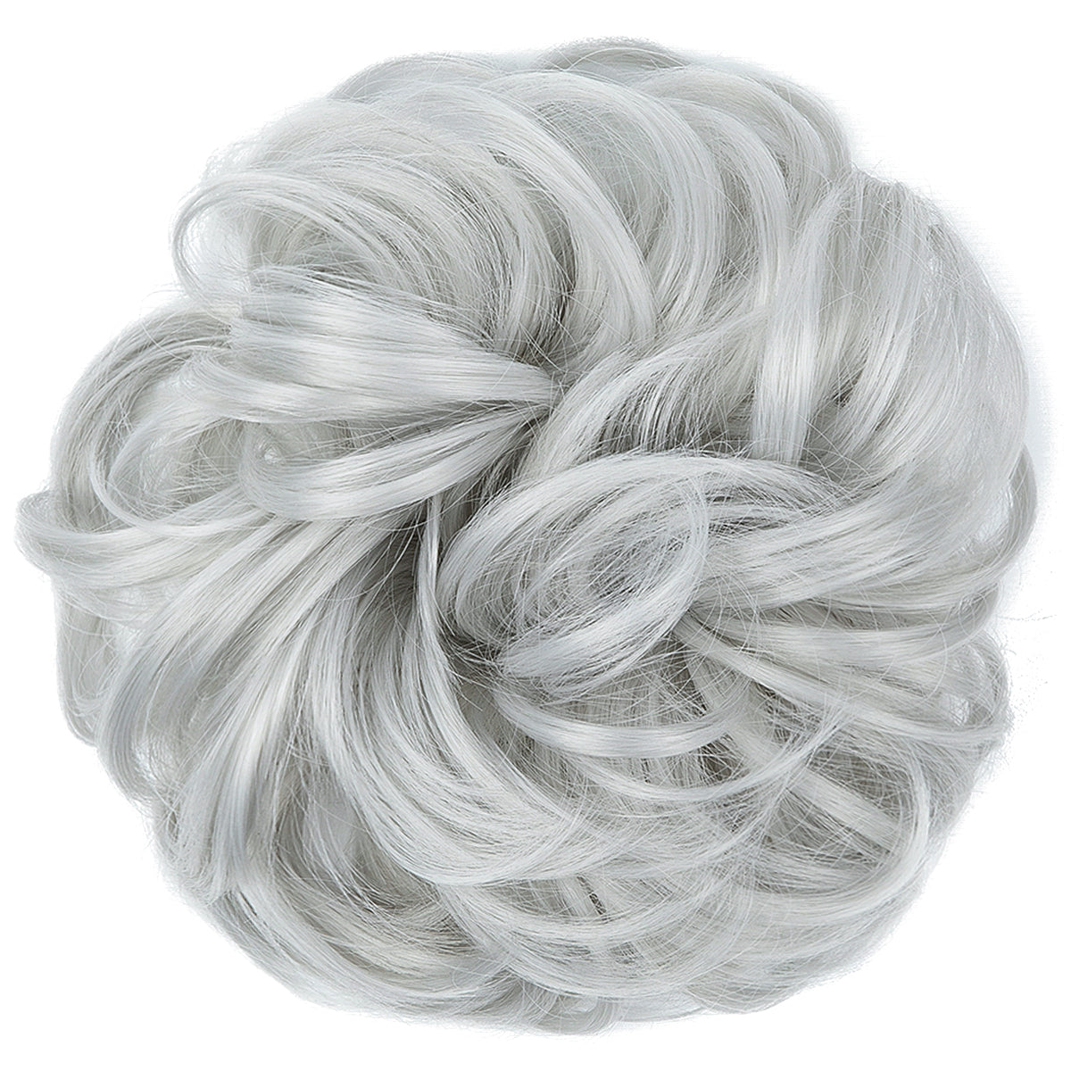 Effortless Synthetic Bun Hairpiece: Messy Donut Chignon Wig for Instant Volume
