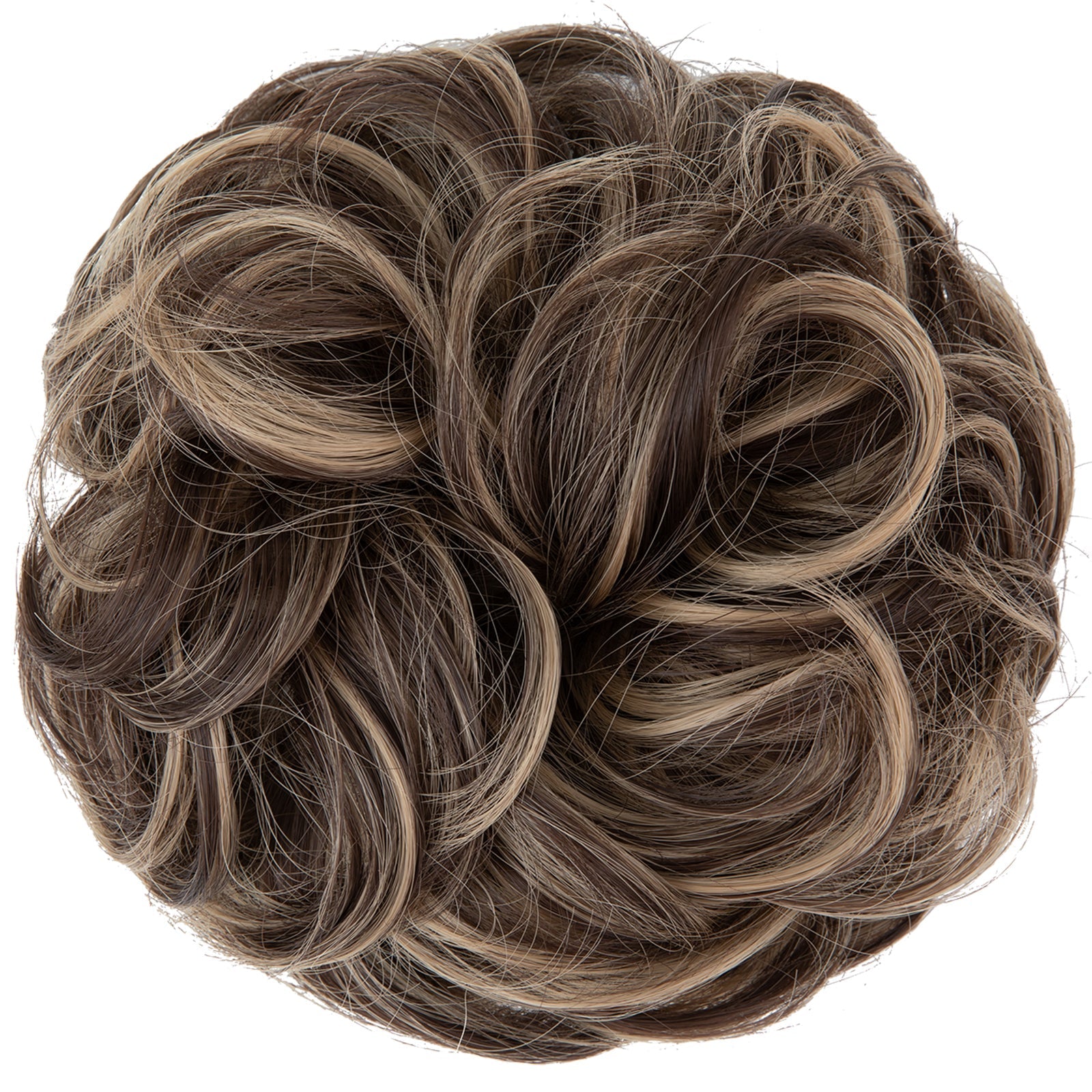 Effortless Synthetic Bun Hairpiece: Messy Donut Chignon Wig for Instant Volume