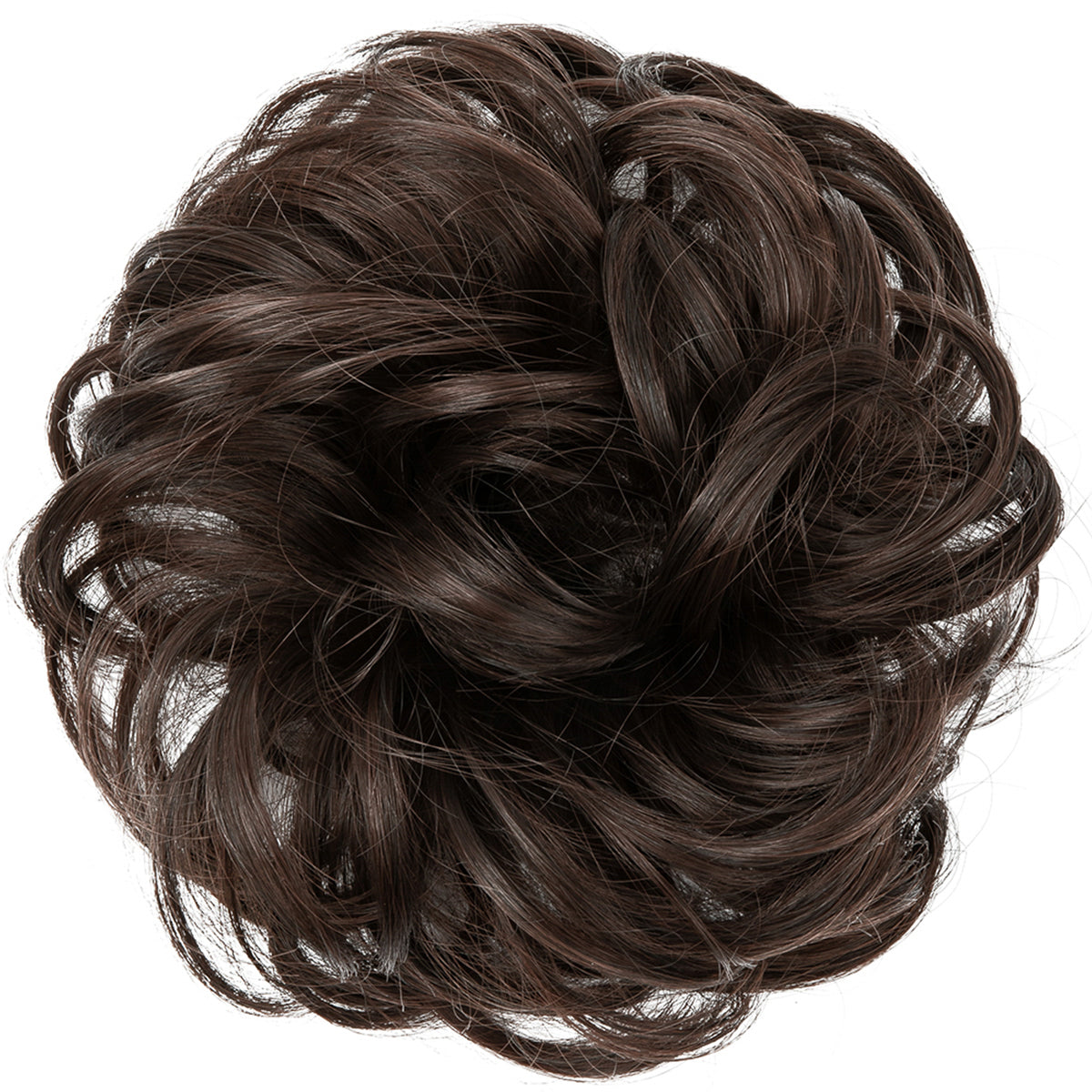 Effortless Synthetic Bun Hairpiece: Messy Donut Chignon Wig for Instant Volume