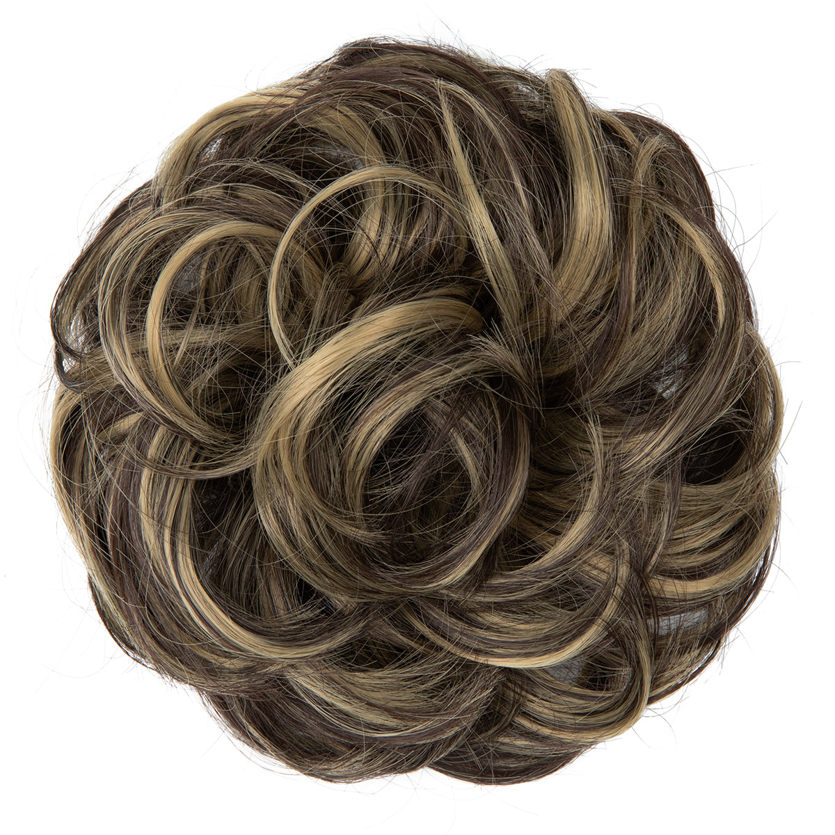 Effortless Synthetic Bun Hairpiece: Messy Donut Chignon Wig for Instant Volume