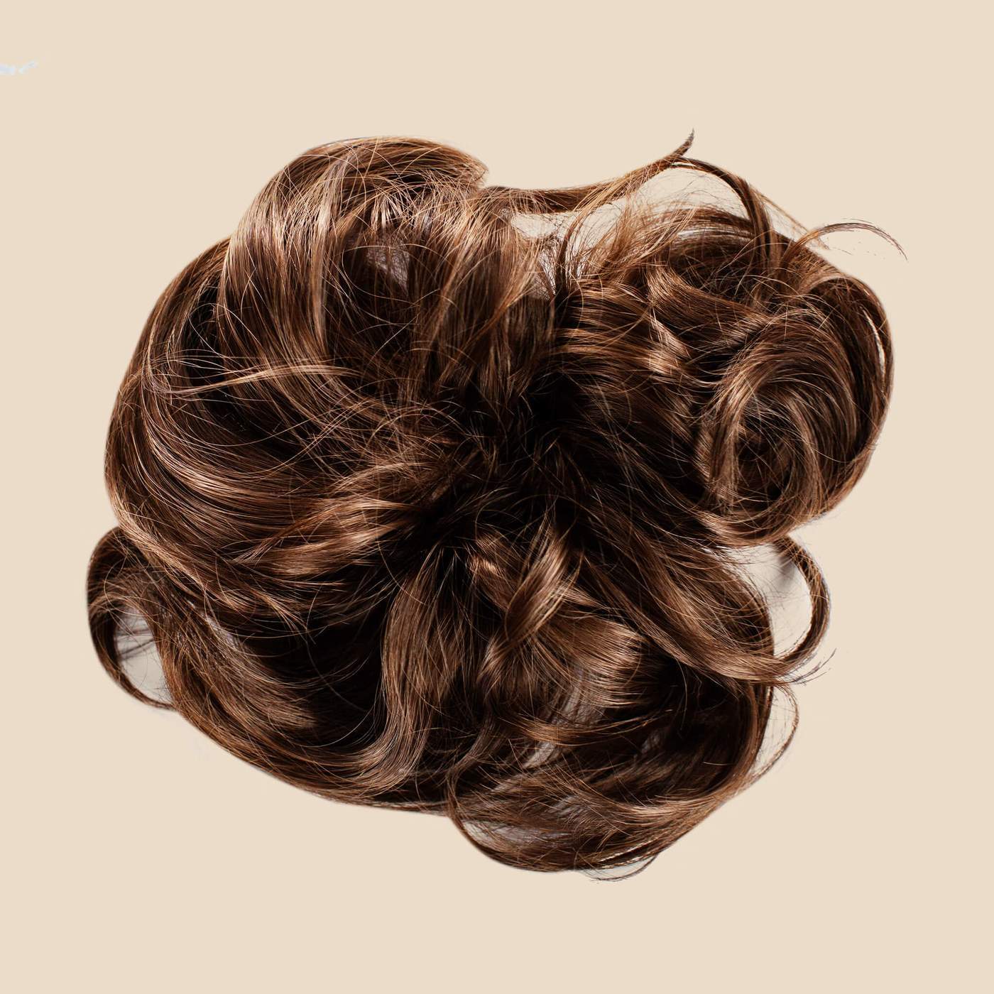 Effortless Synthetic Bun Hairpiece: Messy Donut Chignon Wig for Instant Volume