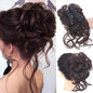 Messy Bun Hair Piece Wavy Curly Chignon Ponytail Hairpiece for Daily Wear