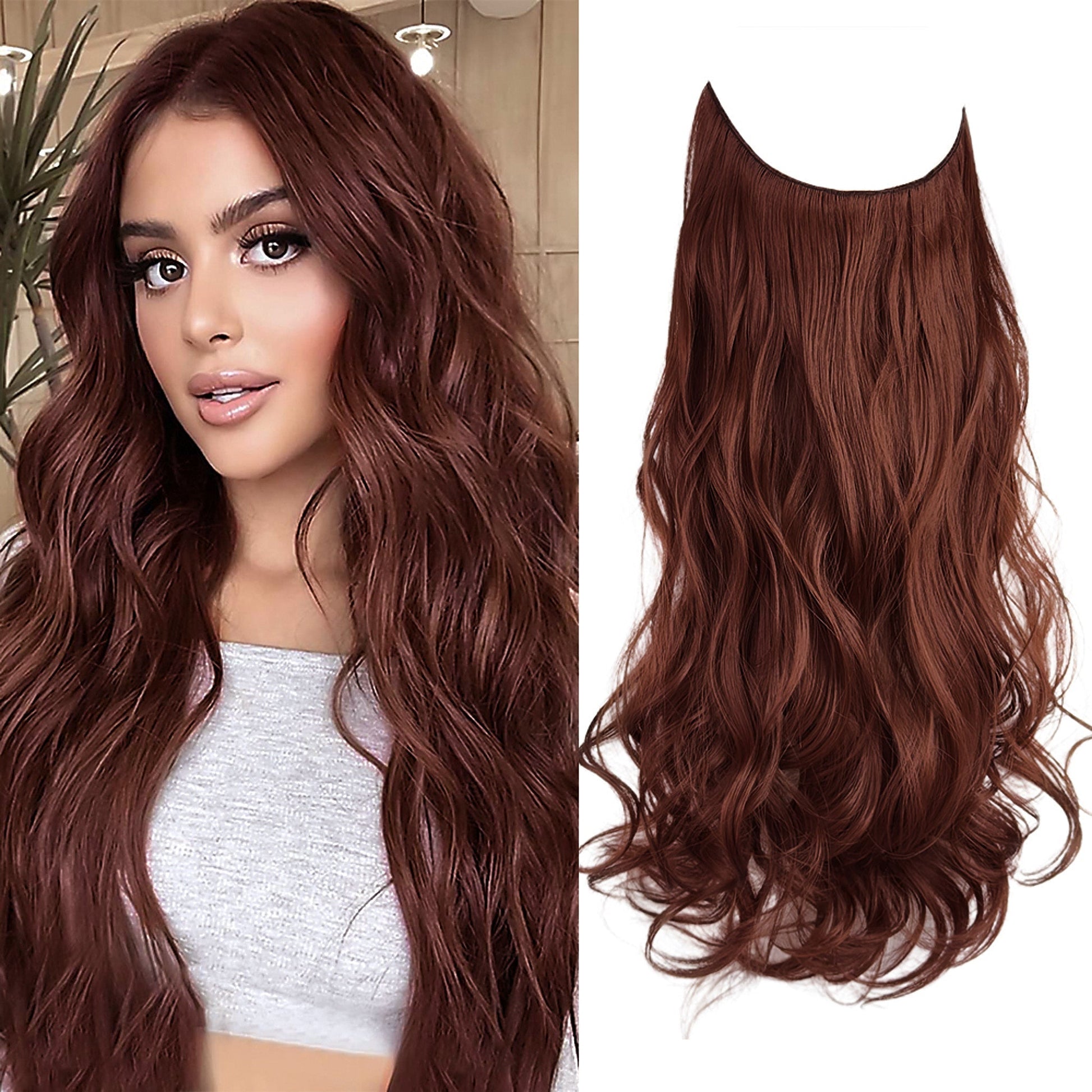 Wave Clip in Hair Extensions Wigs