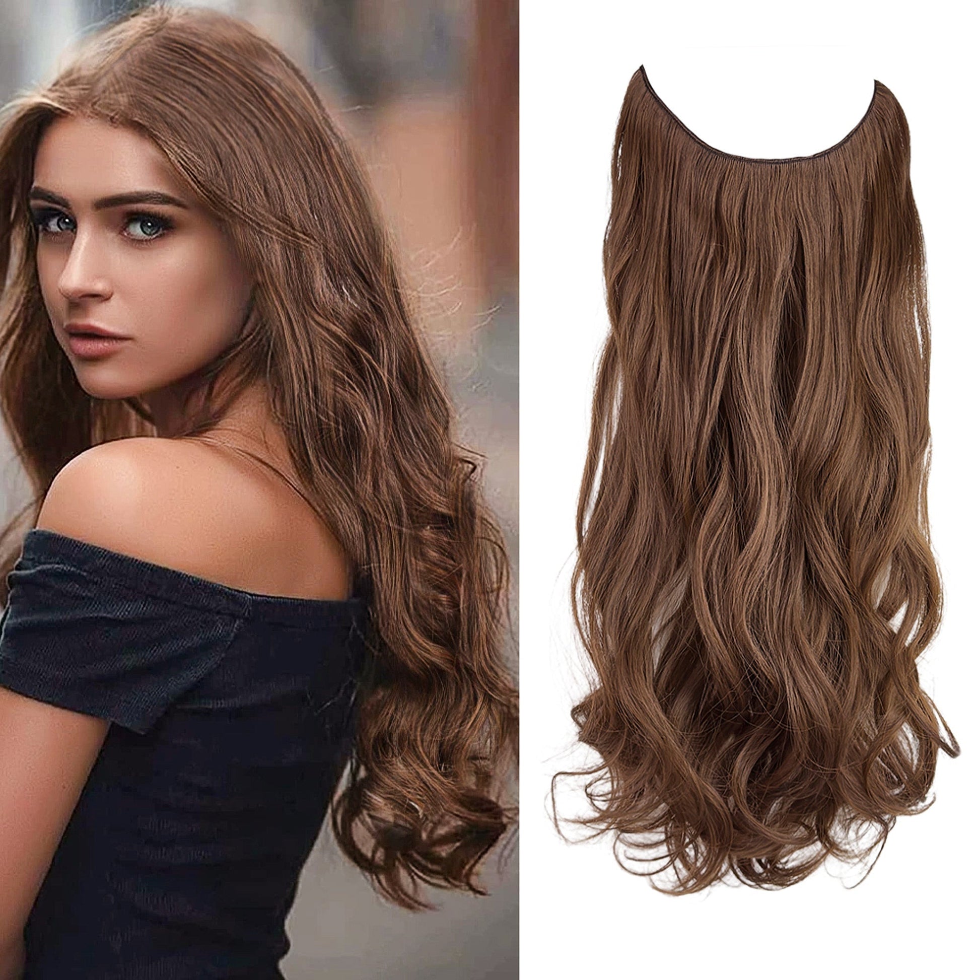Wave Clip in Hair Extensions Wigs