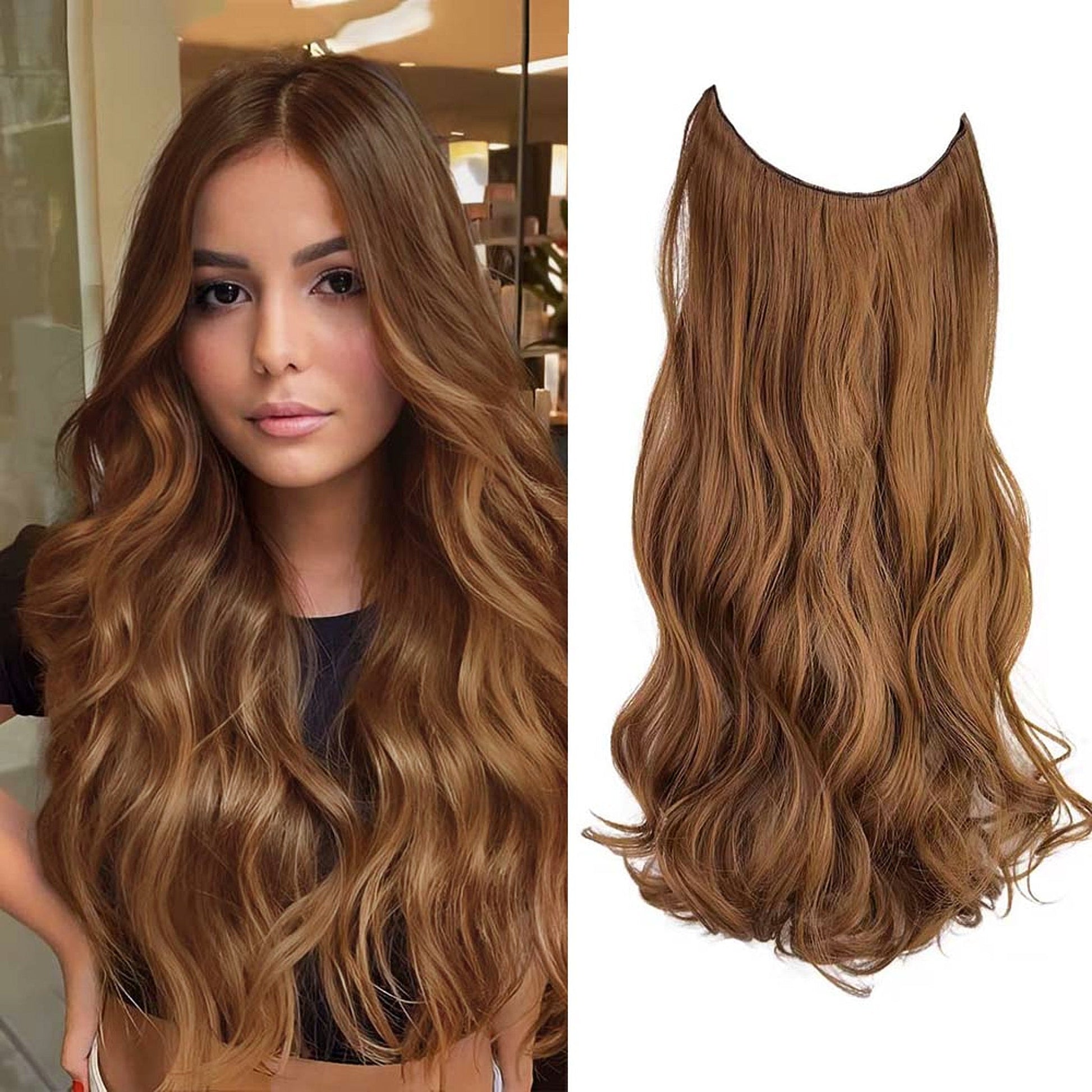 Wave Clip in Hair Extensions Wigs