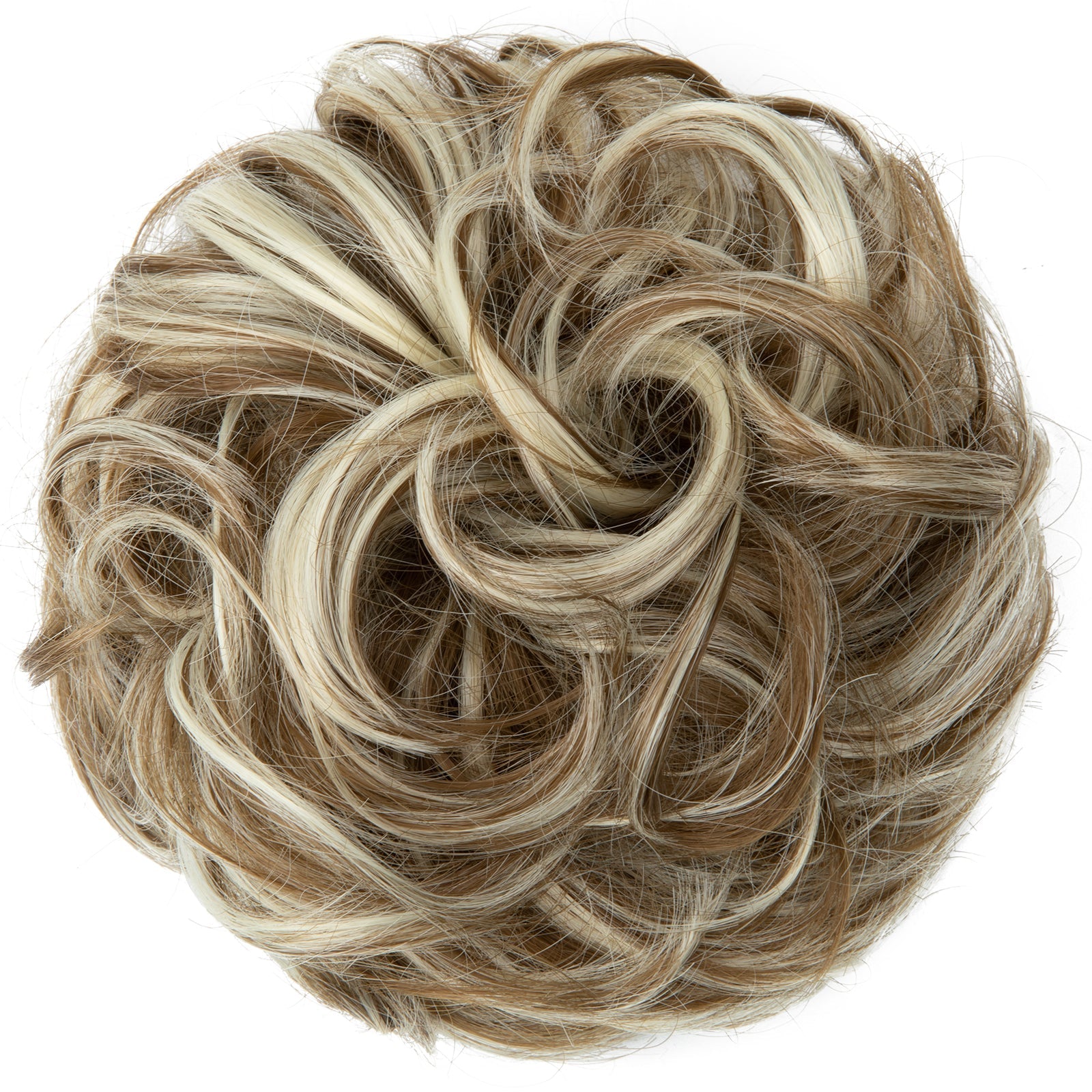 Effortless Synthetic Bun Hairpiece: Messy Donut Chignon Wig for Instant Volume