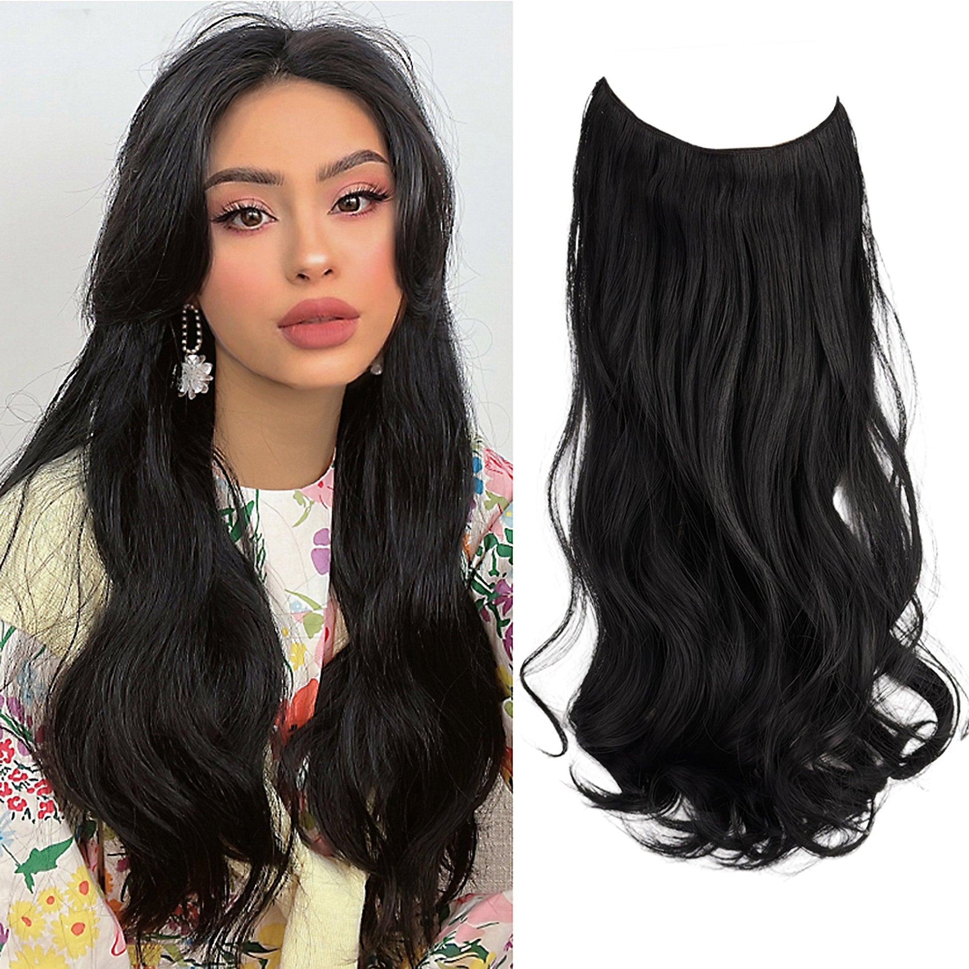 Wave Clip in Hair Extensions Wigs