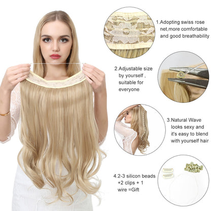 Wave Clip in Hair Extensions Wigs